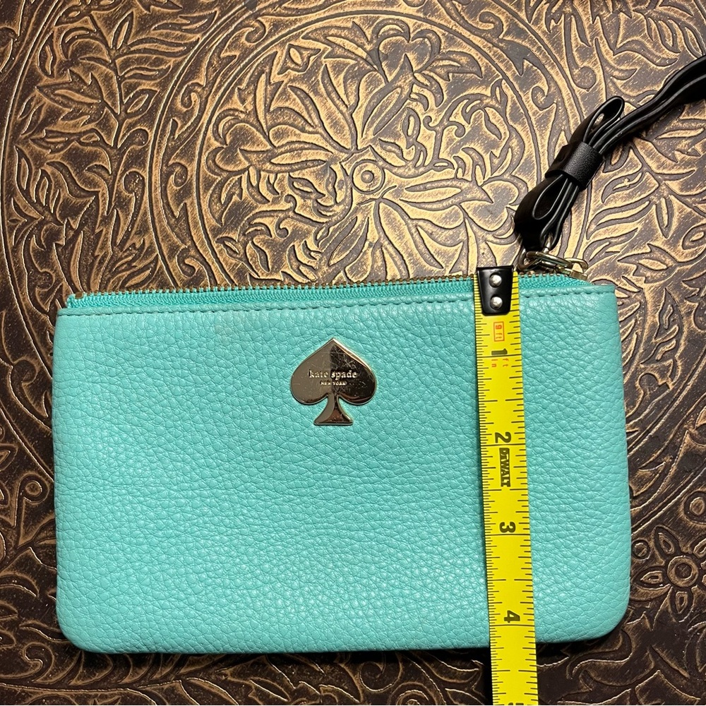 Teal Kate Spade small wristlets